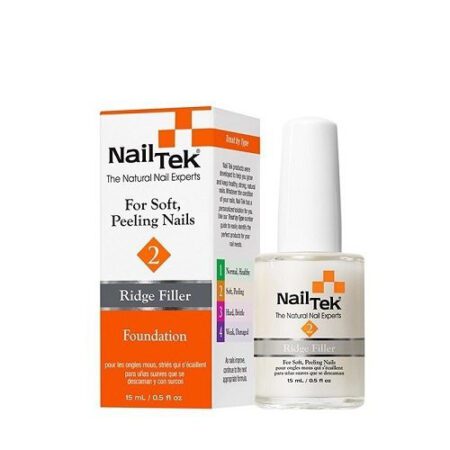 Nail Tek Foundation 2 vageles lyginantis lako pagrindas 15 ml